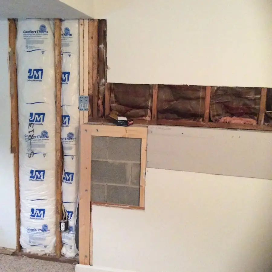 Wall insulation replacement during Odor Removal & Deodorization in Warsaw